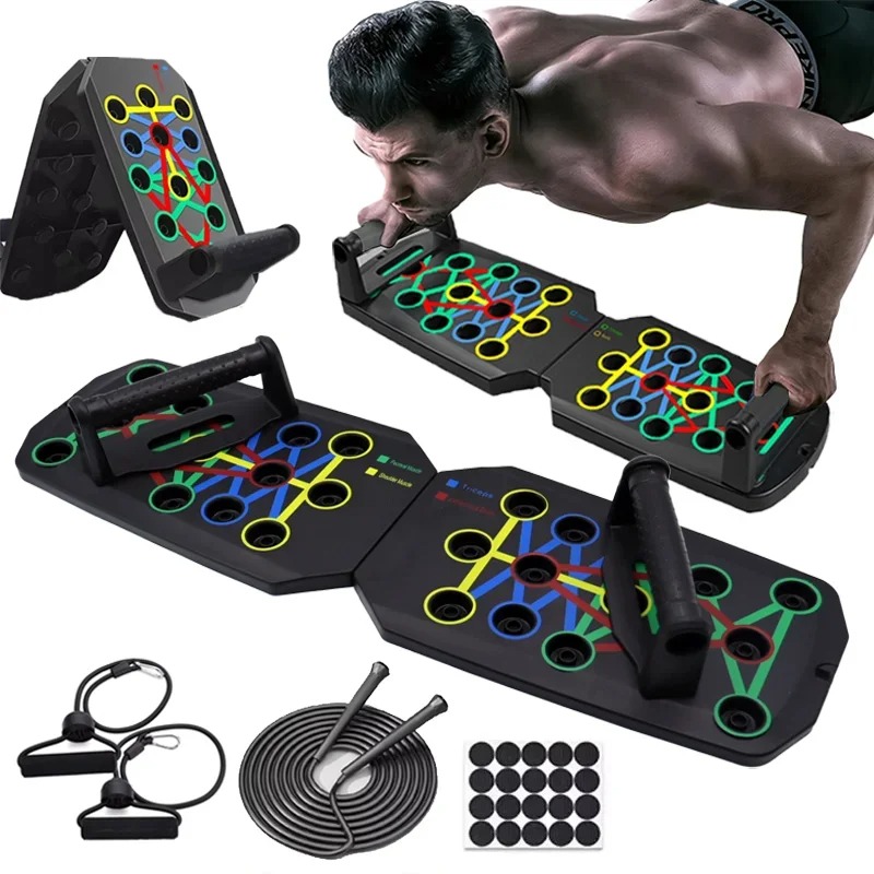 Foldable Push-up Board Set - M - Push Up Board Foldable Multi Function 评论和价格