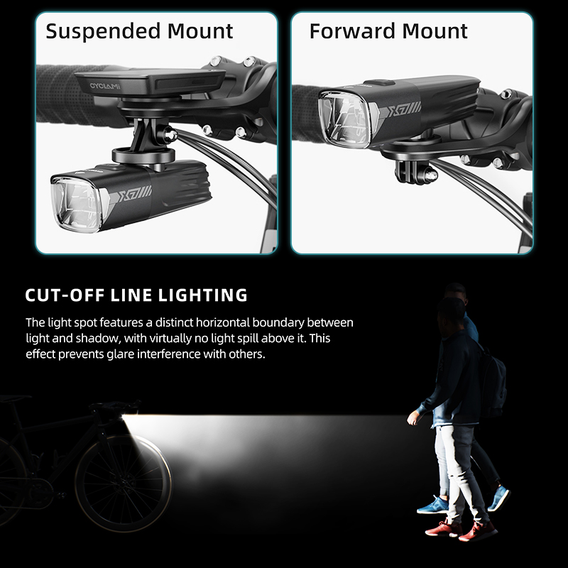 CYCLAMI X7 Reality 1000 Lumens - Rechargeable Bicycle Headlight 1000 Lumen 评论和价格
