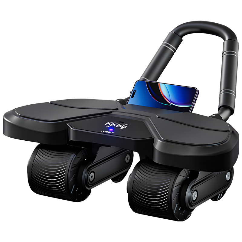 Black Ab Wheel Roller with Elb - Ab Roller Wheel With Elbow Support 评论和价格