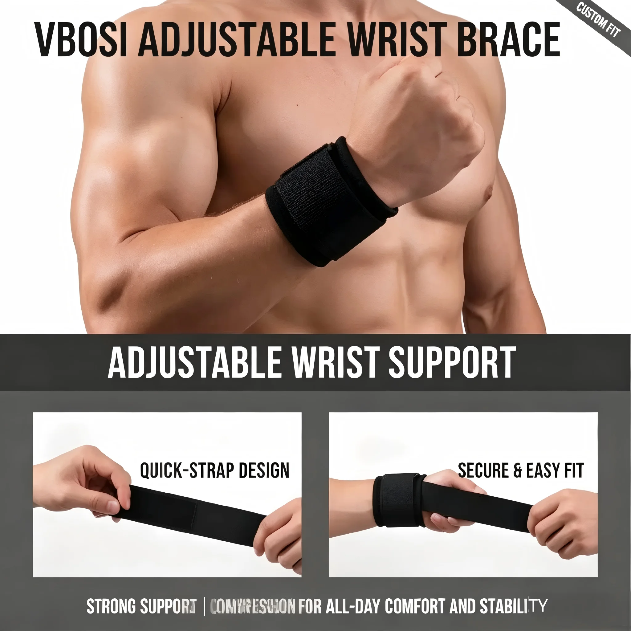 Professional Breathable Wrist  - Wrist Wraps Weightlifting Support 评论和价格