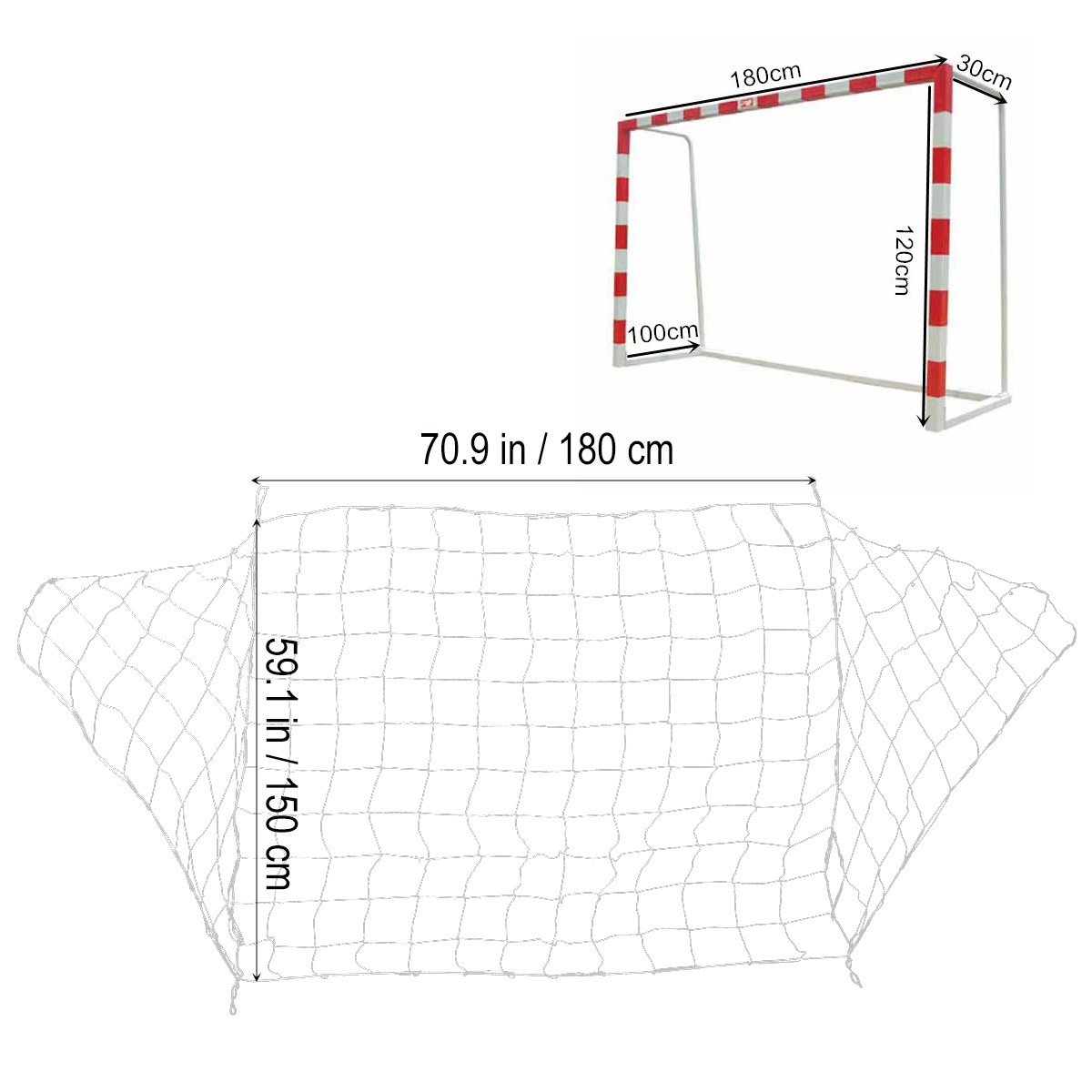 Football Net Durable Polypropy - Team Sports 评论和价格