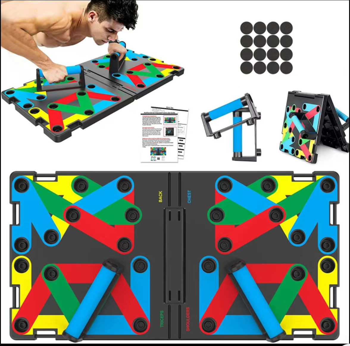 Multifunctional Foldable Push- - Push Up Board Foldable Multi Function 评论和价格