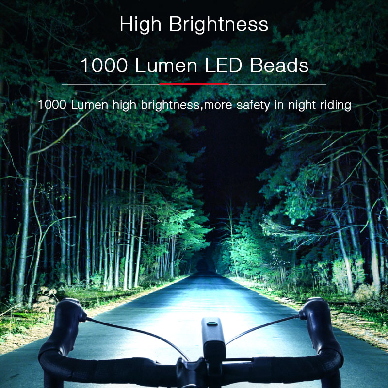 GIYO 1000 Lumens Bicycle Light - Rechargeable Bicycle Headlight 1000 Lumen 评论和价格