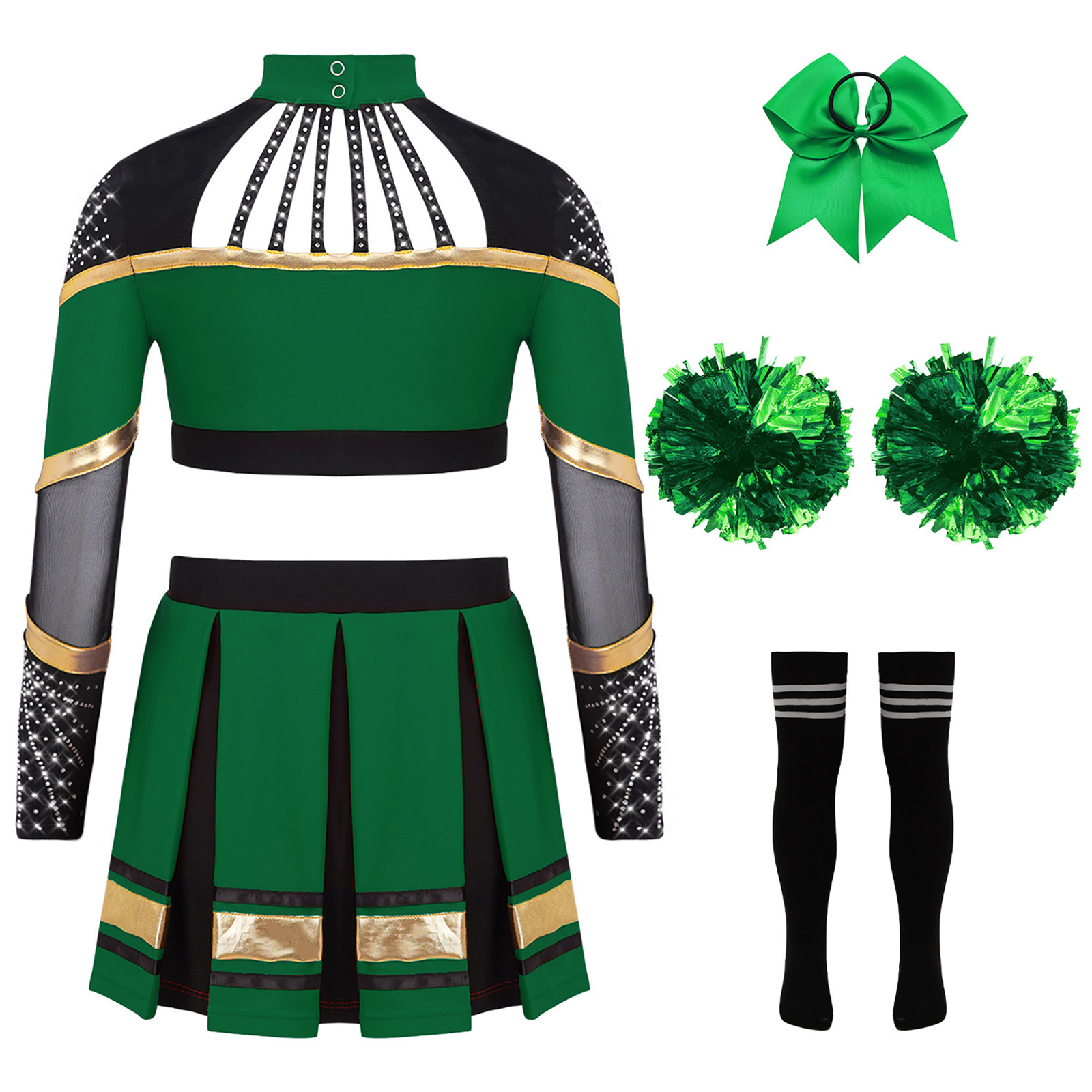 High School Cheerleader Costum - Team Sports 评论和价格