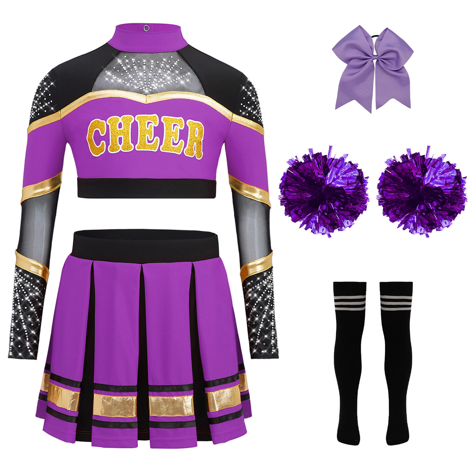 High School Cheerleader Costum - Team Sports 评论和价格