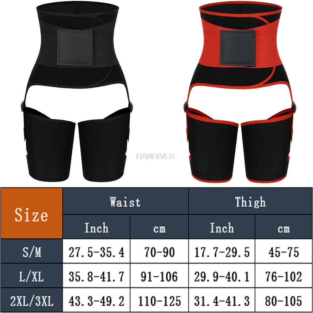 3 in 1 waist and thigh trimmer - Sweat Waist Trainer Belt Neoprene 评论和价格