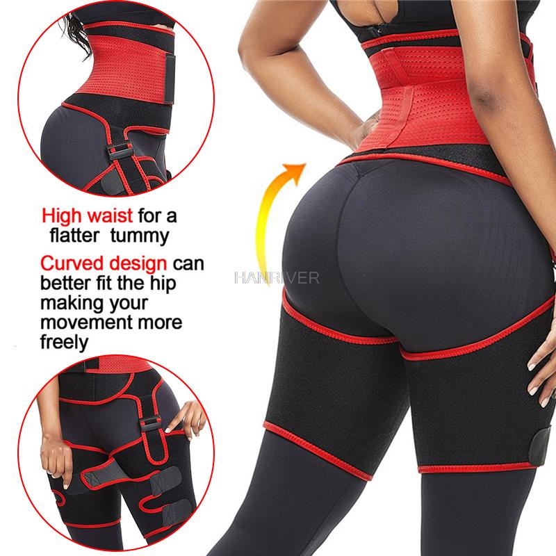 3 in 1 waist and thigh trimmer - Sweat Waist Trainer Belt Neoprene 评论和价格