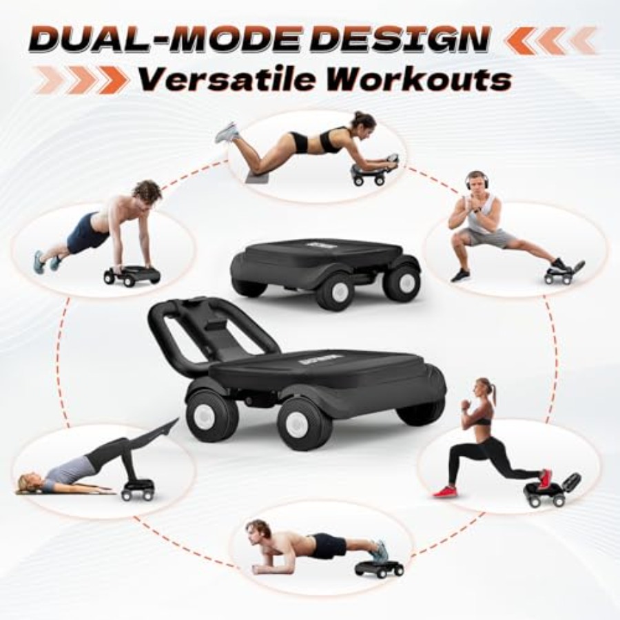 Ab Roller Wheel for home gym c - Ab Roller Wheel With Elbow Support 评论和价格