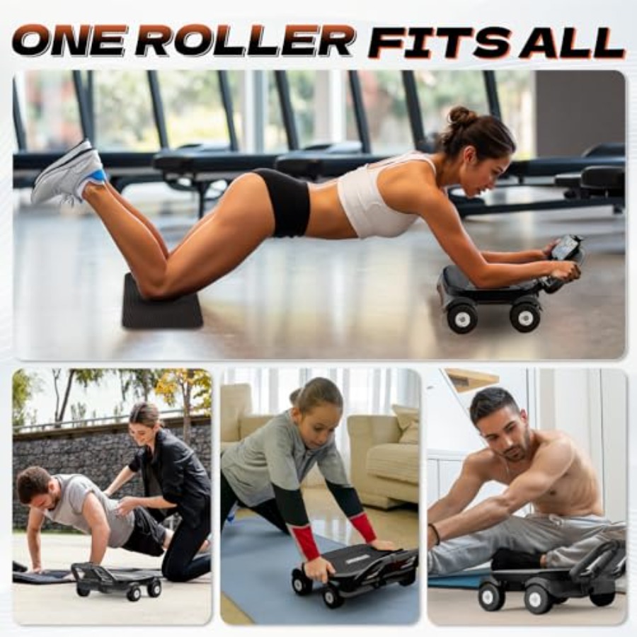 Ab Roller Wheel for home gym c - Ab Roller Wheel With Elbow Support 评论和价格