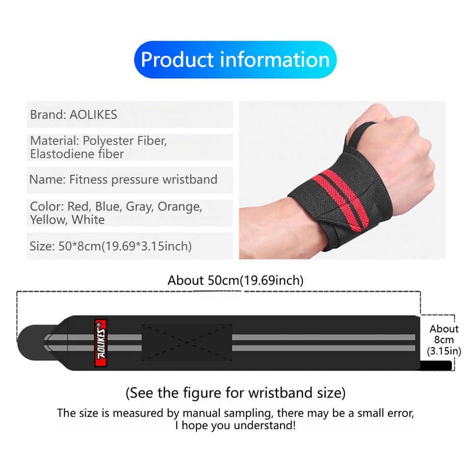 AOLIKES Fitness Wrist Wraps We - Wrist Wraps Weightlifting Support 评论和价格
