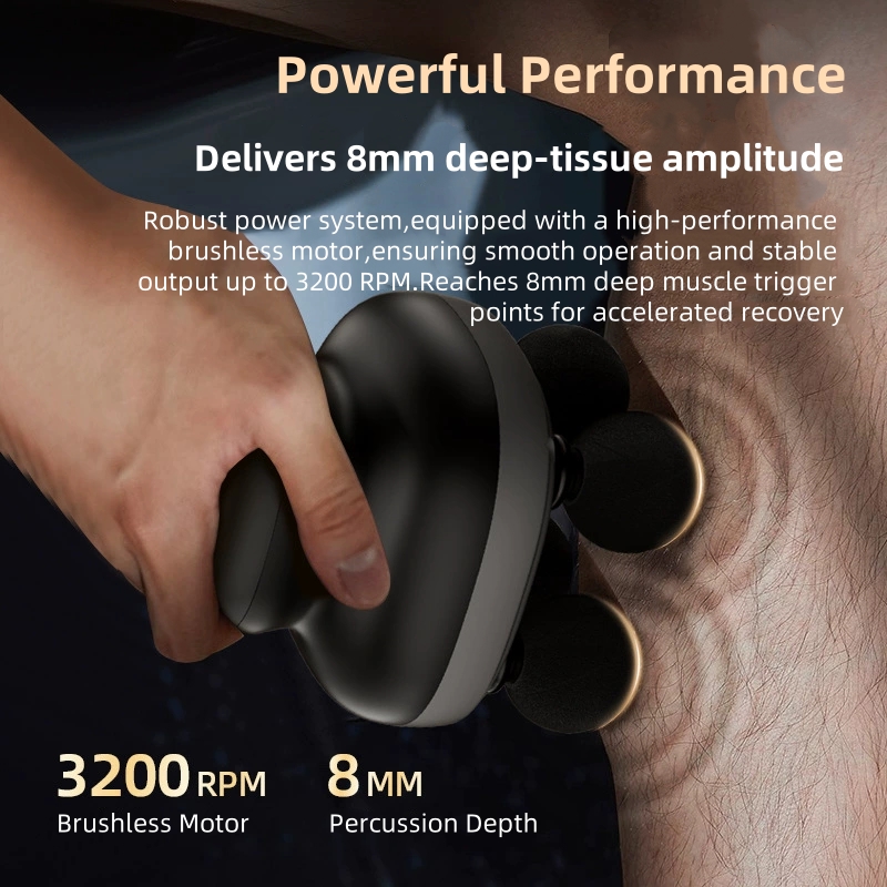 4-Heads Handheld Fascia Gun Pr - Electric Massage Gun Deep Tissue 评论和价格
